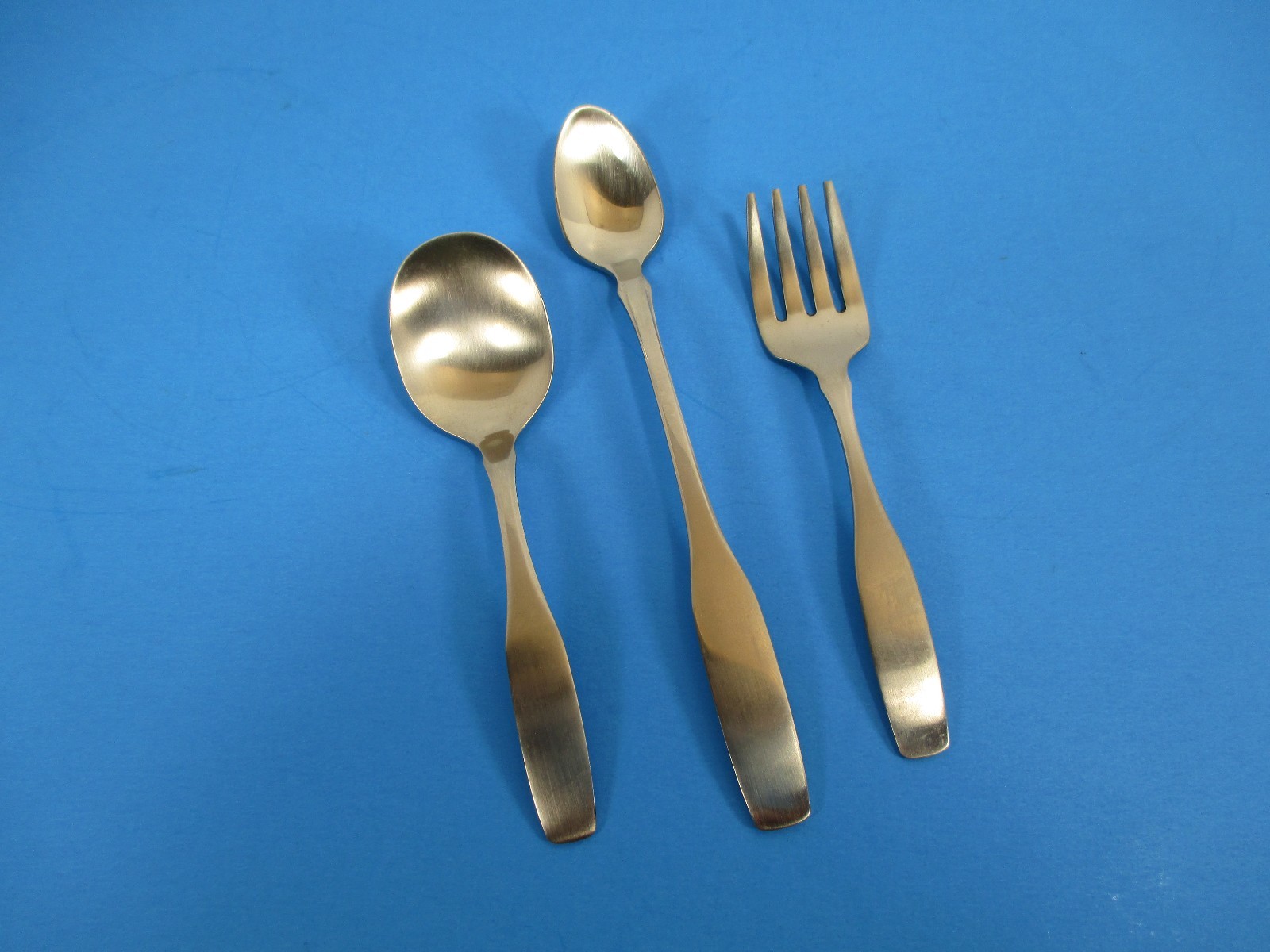 Oneida Community Stainless Flatware Lot Of 3 -Baby Spoons and Fork VS29