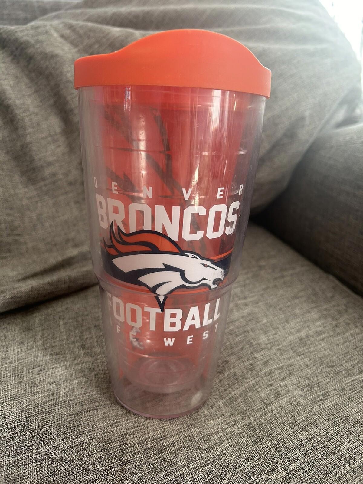 Tervis Tumbler Denver Broncos 24 Oz Cup Mug With Lid