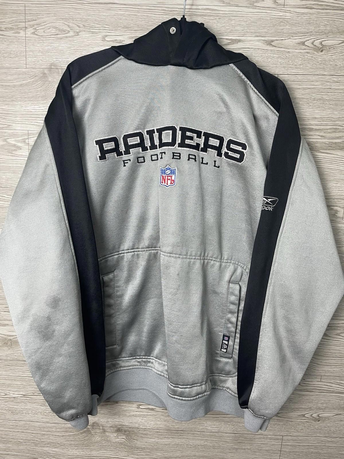 Las Vegas Raiders Pullover Hoodie NFL Team Reebok Men Large