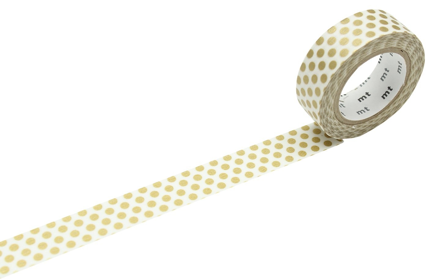 MT Masking Tape 1P Dot Gold 2″ Washi Masking Tape – Gold