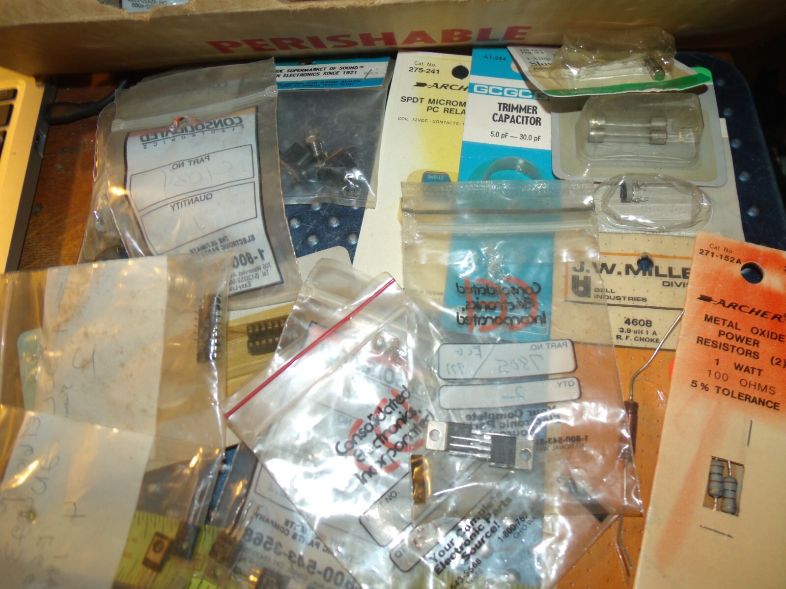 Vintage Junk Drawer Lot Radio Repair