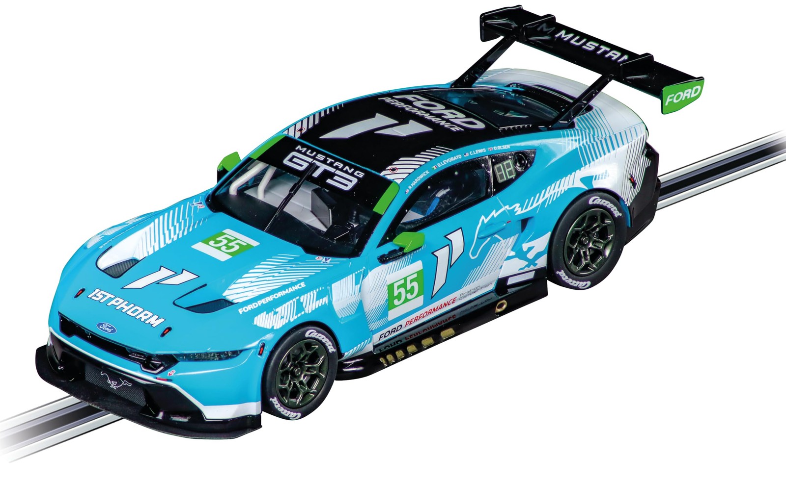 Carrera Ford Mustang GT3 No.55 1:32 Slot Car Racing Vehicle