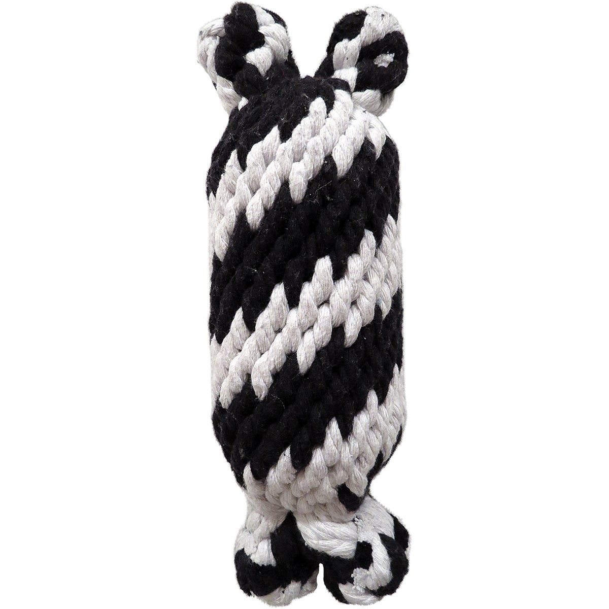 Scoochie Pet Products Braided Rope Man Squeaker Dog Toy Multicolor 9 Inch large