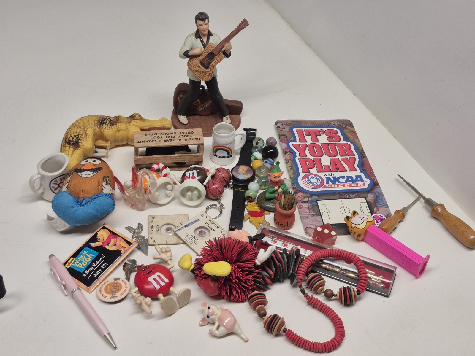 Grandma Grandpa Junk Drawer Trinket Knick Knack Toy Lot