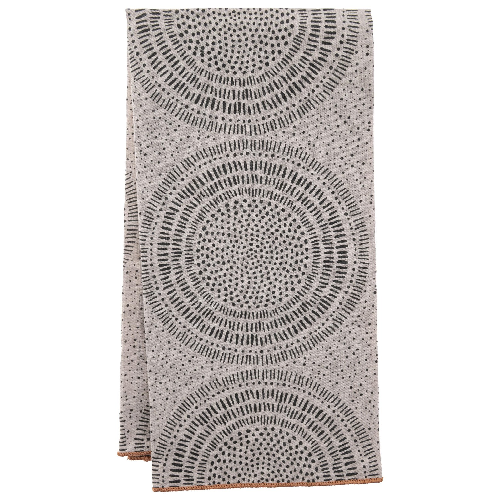 Karma Linen Blend Tea Towel Painted Circles