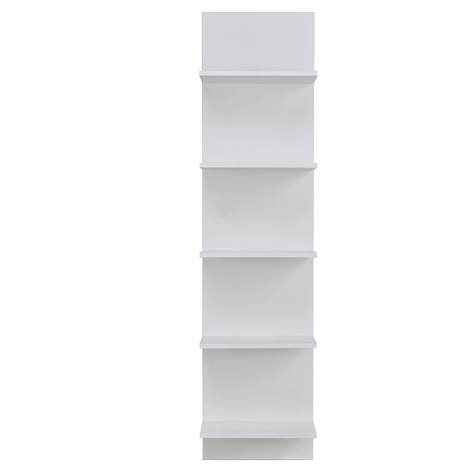 Danya B. Decorative Wall Mount Vertical Shelving Unit Modern Column White