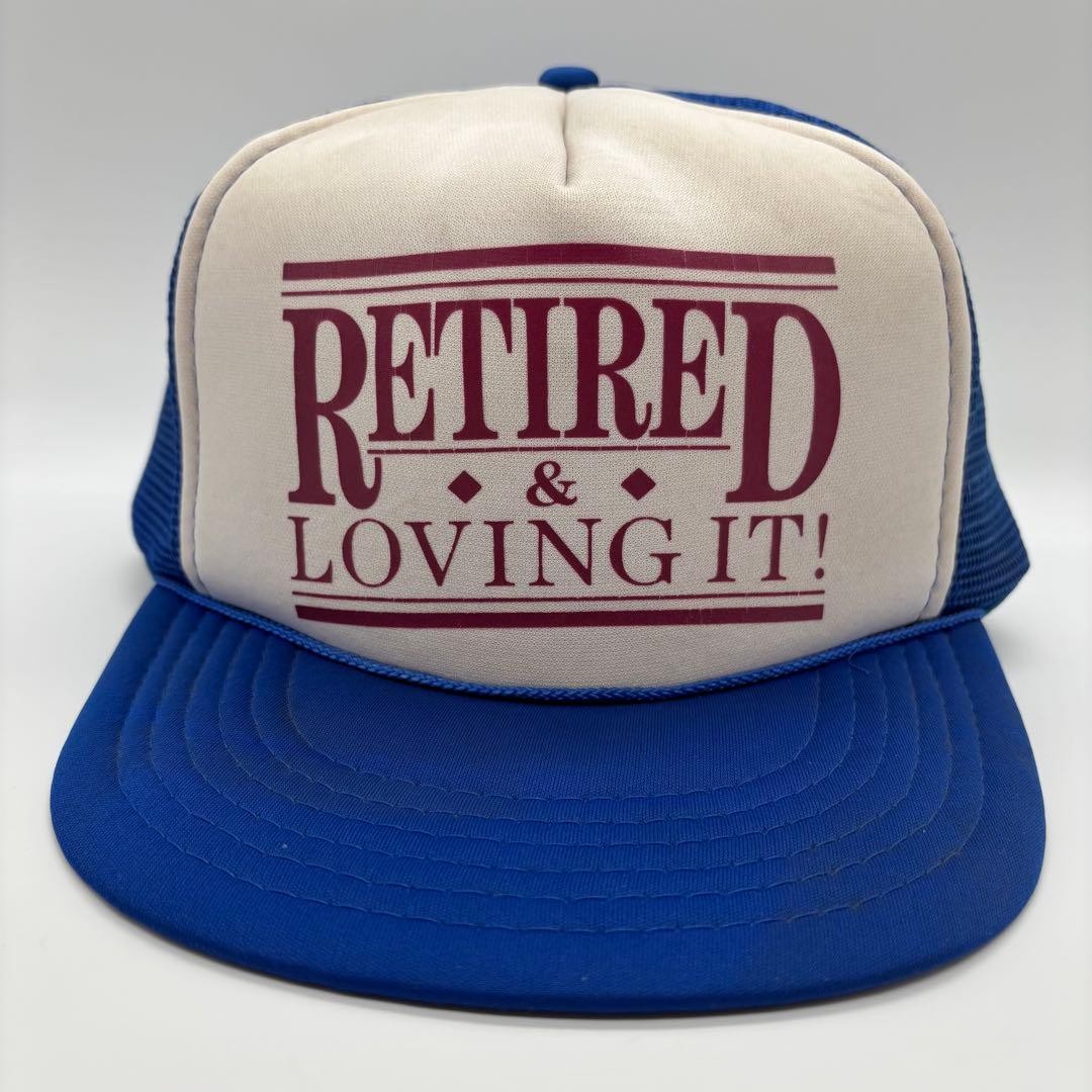 90s Vintage American Joke Print Logo Trucker Cap