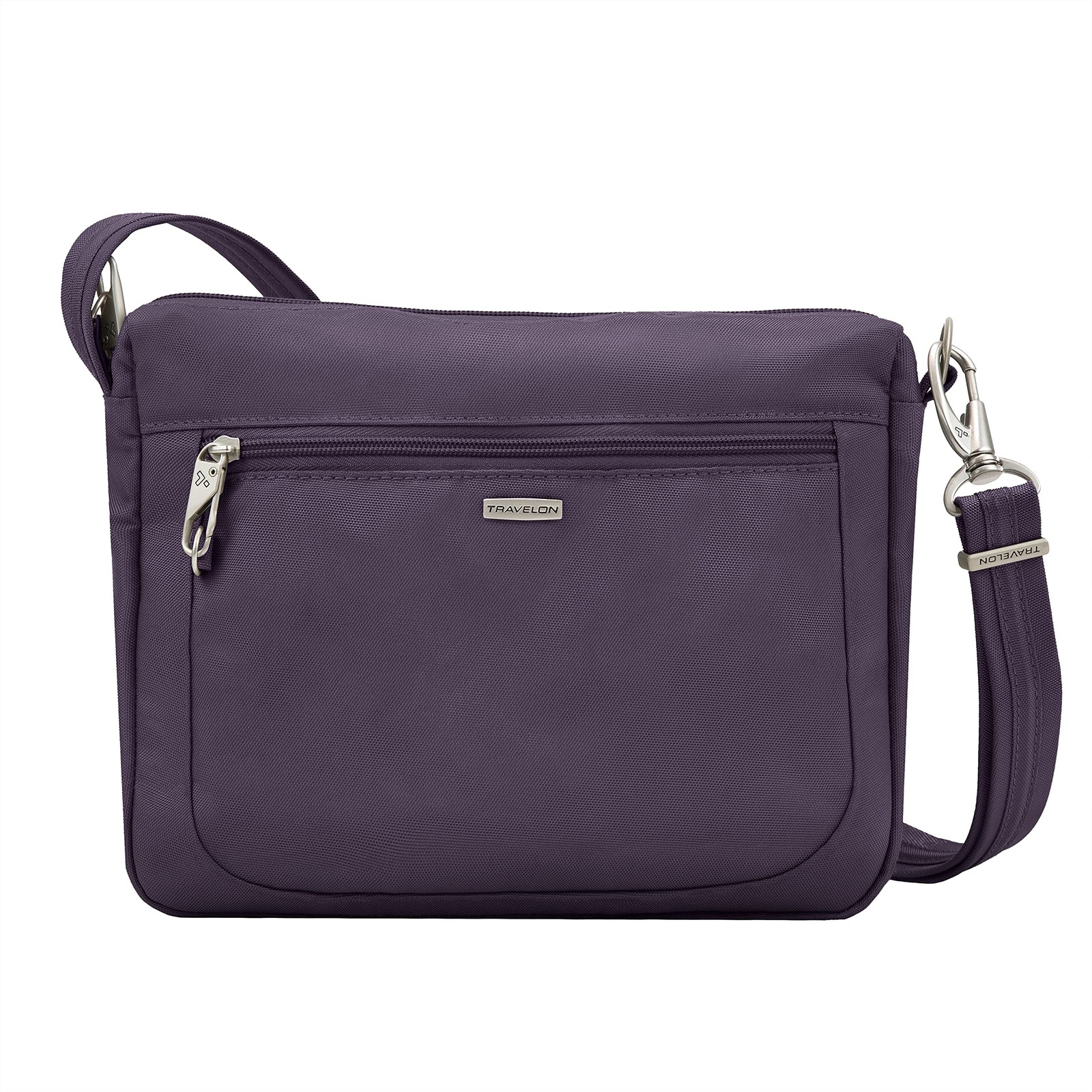 Travelon Women’s Modern Crossbody Bag, Purple, One Size