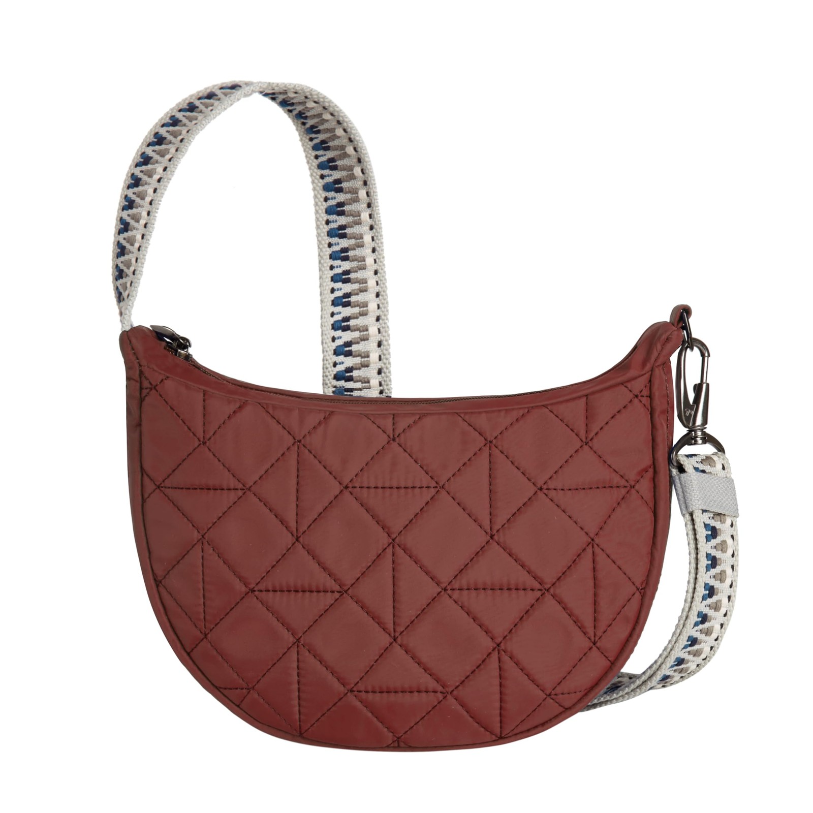Travelon Boho Anti-Theft Crescent Crossbody, Paprika