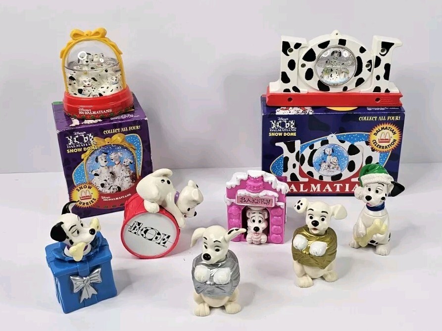 Lot of 8 Vintage Collectible Items Disney 101 dalmatians McDonalds Toys