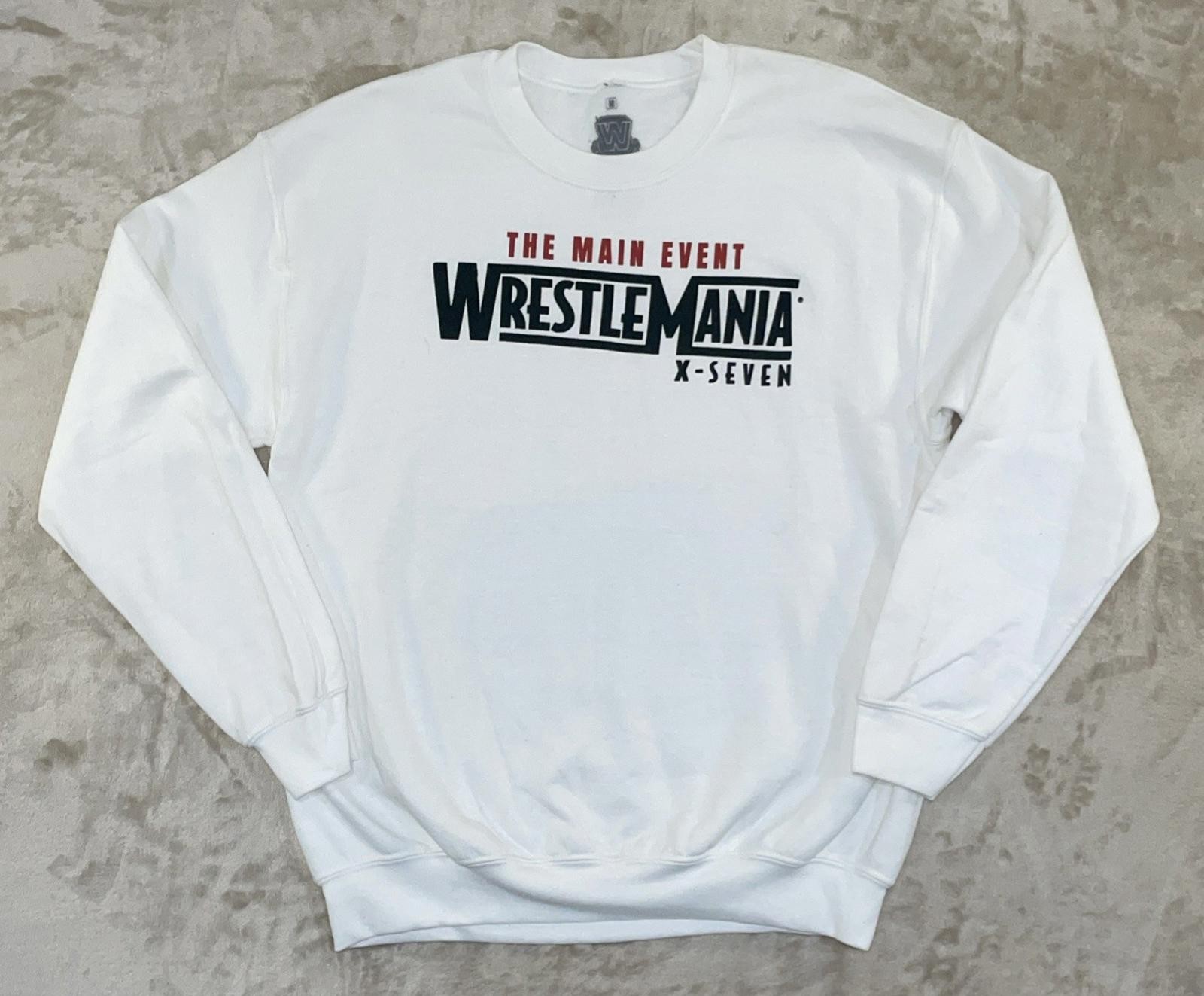 WrestleMania X7 Rock vs Austin Sweatshirt Mens M Vintage WWF Attitude Era – EUC