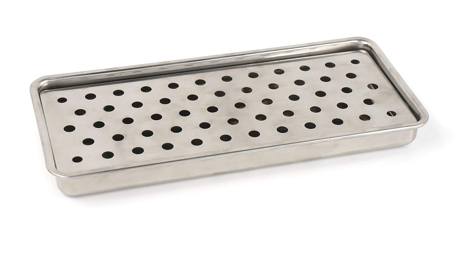RSVP International Cleaning Collection Stainless Steel Sink Tray, 9.5×4.25×0.75
