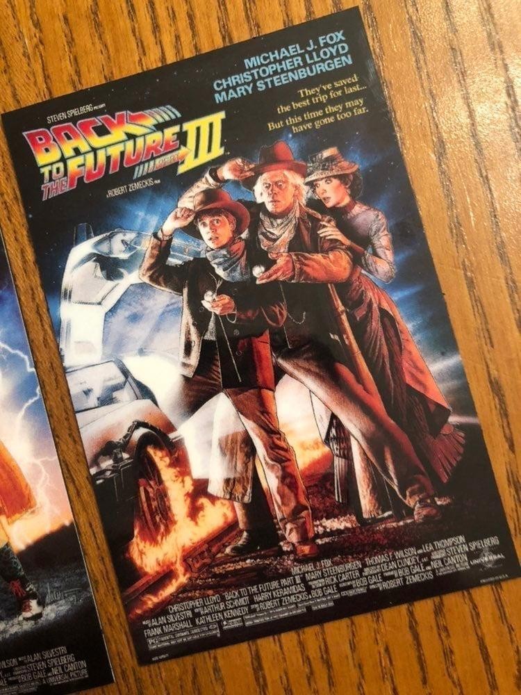 Back to the Future fridge magnets