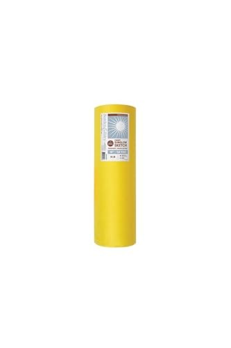 Borden & Riley Sun-Glo Thumbnail Sketch Paper Roll, 18″x50yd, 8lb, Canary Yellow