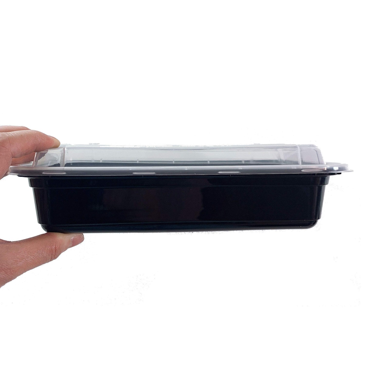50-Pack 32oz Meal Prep Containers BPA-Free Rectangular Microwave Safe