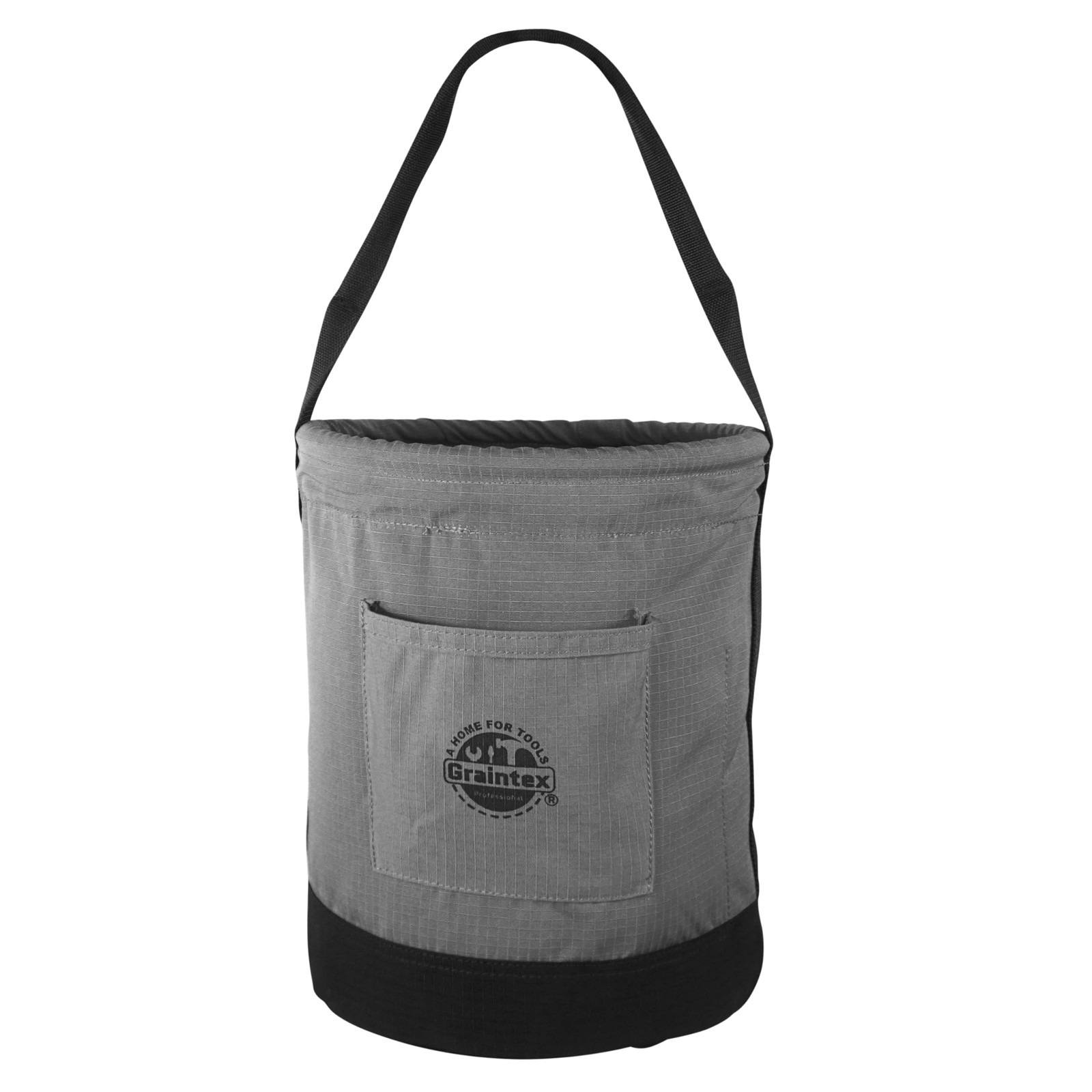 Graintex Tool Pouch Suede Leather Single Pocket Small Utility Bag Yellow