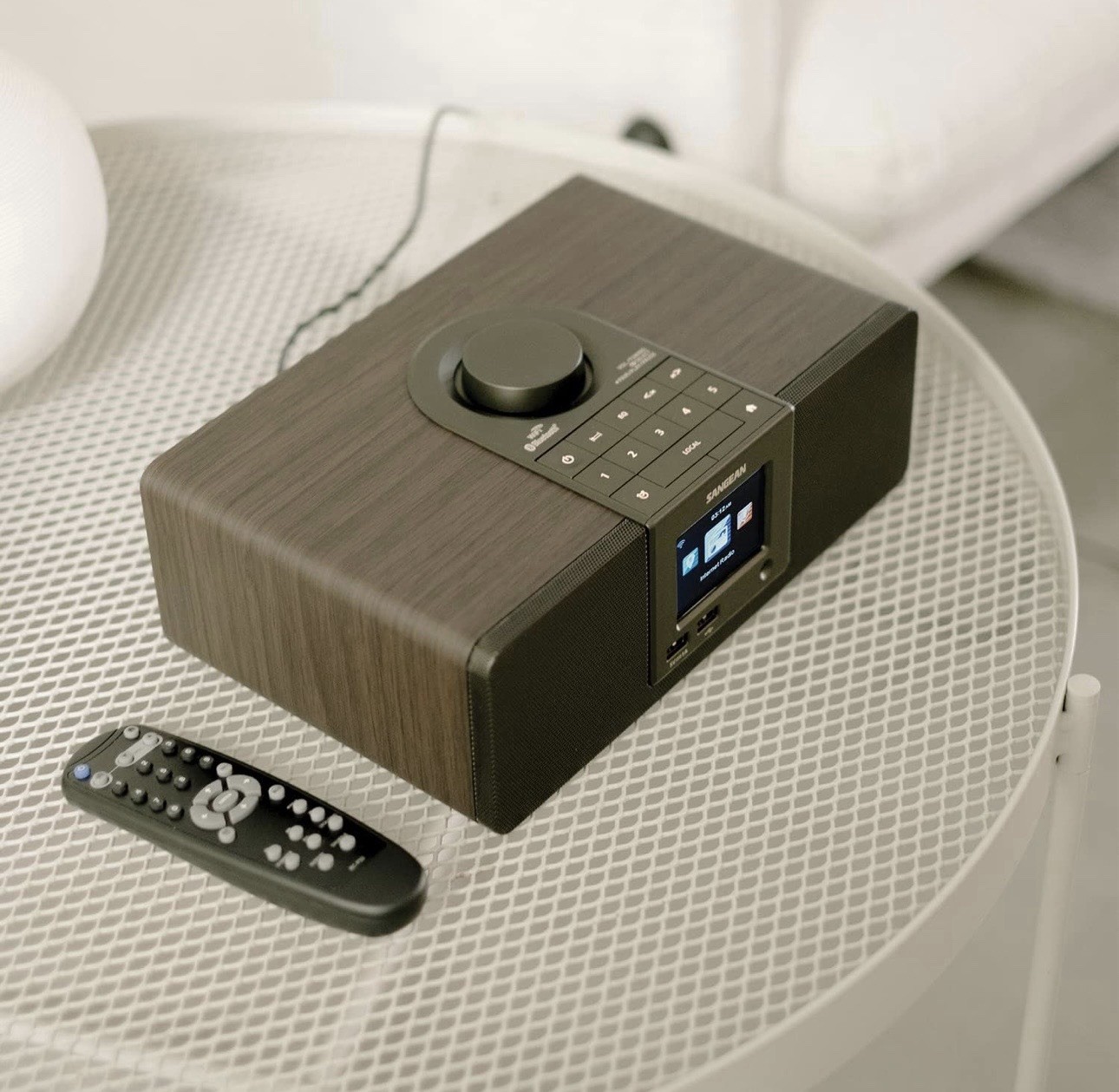 Sangean WFR-32 7W Stereo Wood Cabinet Wi-Fi Internet Radio with Bluetooth