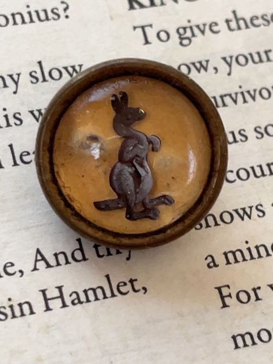 Guinness Button Cufflinks 1950s Ireland Metal Badge Collectible Used