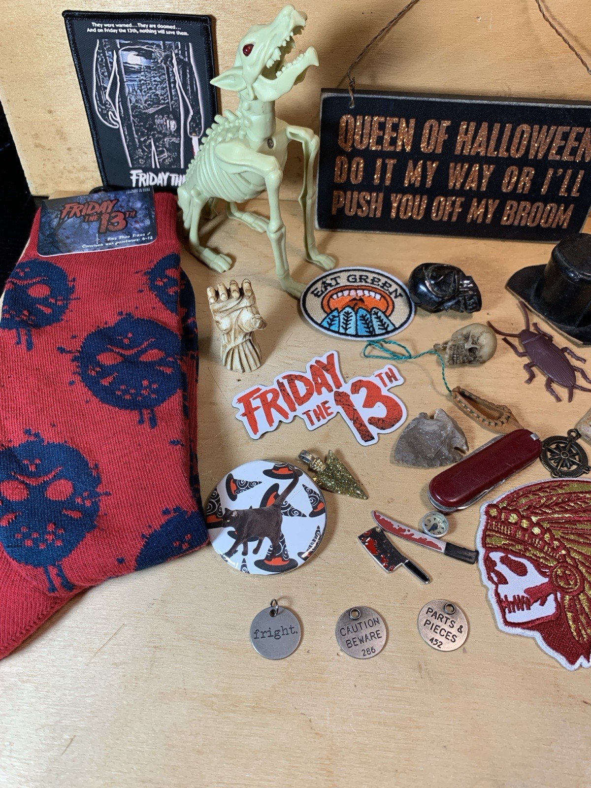 Halloween Themed Lot Friday the 13th Slasher Spooky Bundle Gift Treat Horror Fan