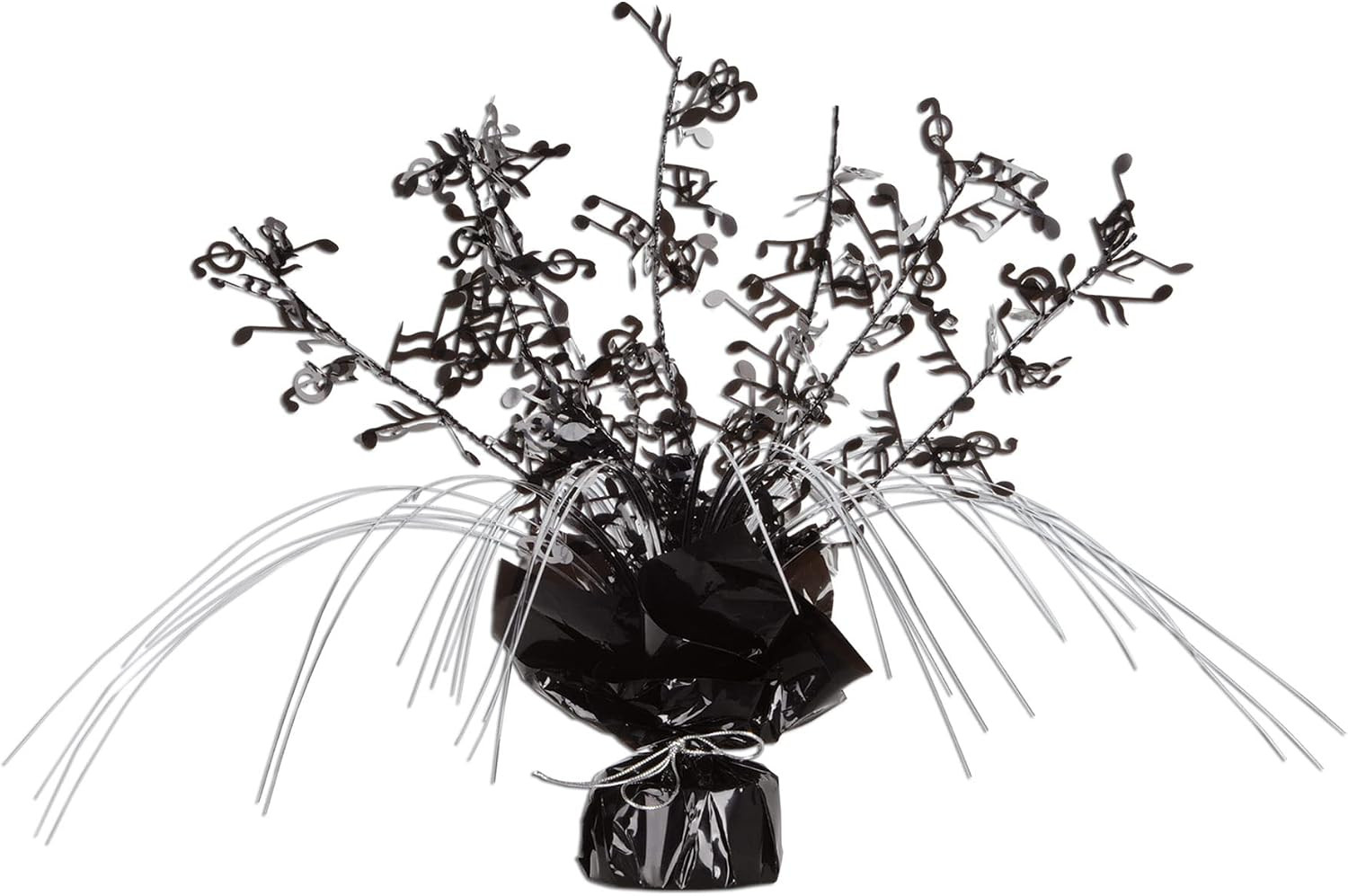 1-Pack Musical Notes Gleam ‘N Spray Centerpiece, 11-Inch, 1 Piece