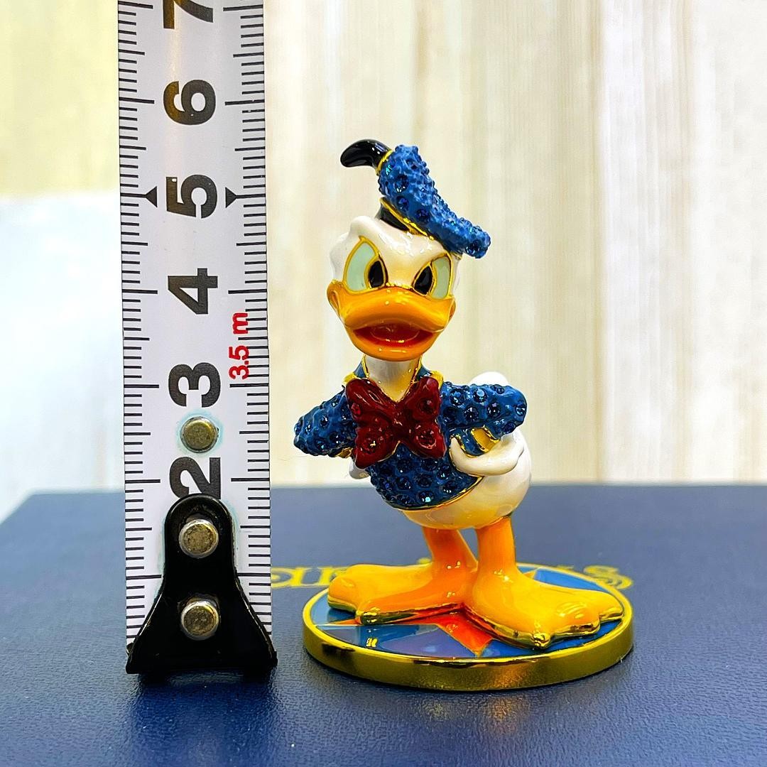 Donald Duck Swarovski Metal Figure Disney TDL Cinderella Castle 5.7cm Used