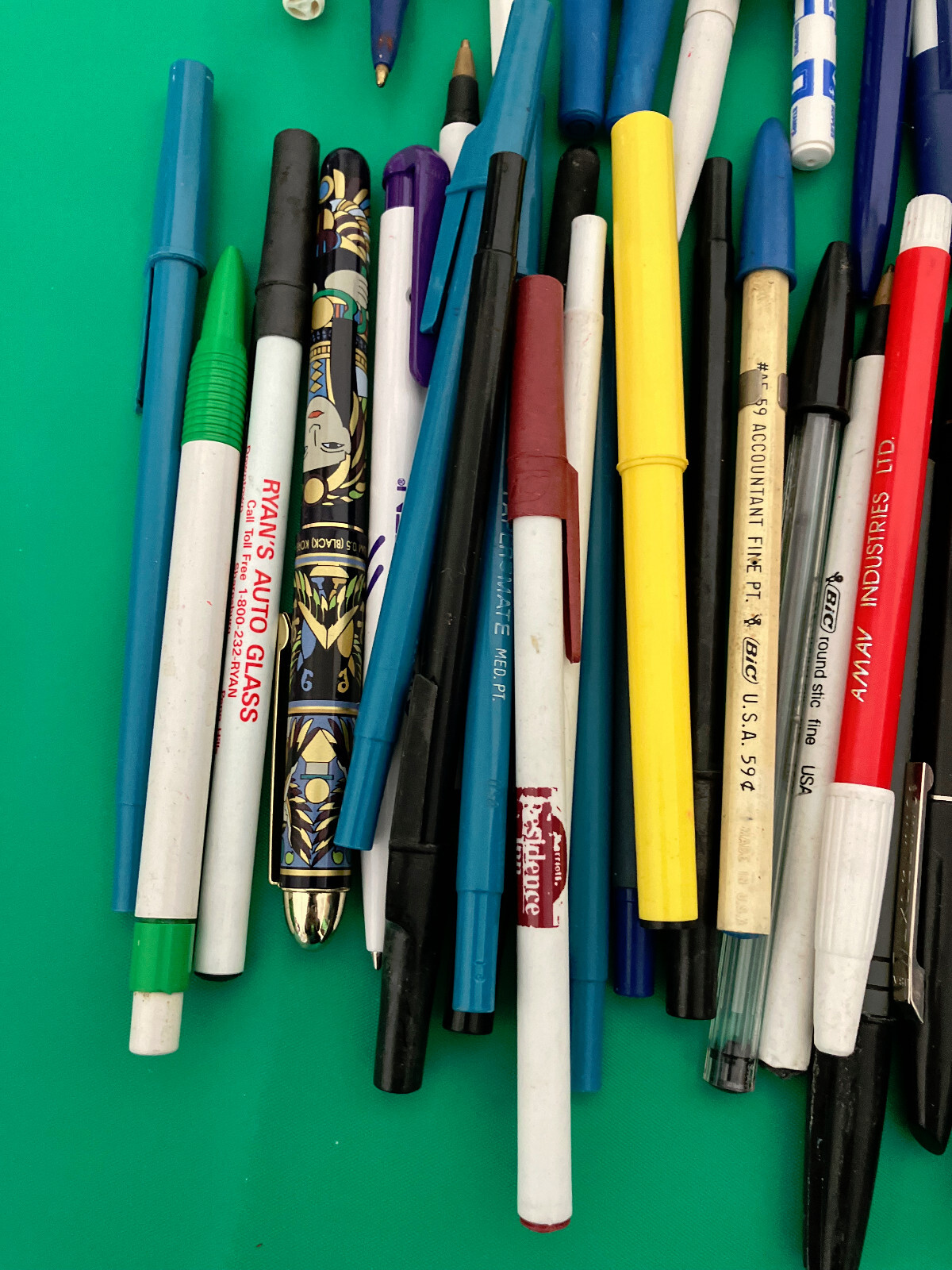 Junk pen lot advertising pen mechanical pencil markers