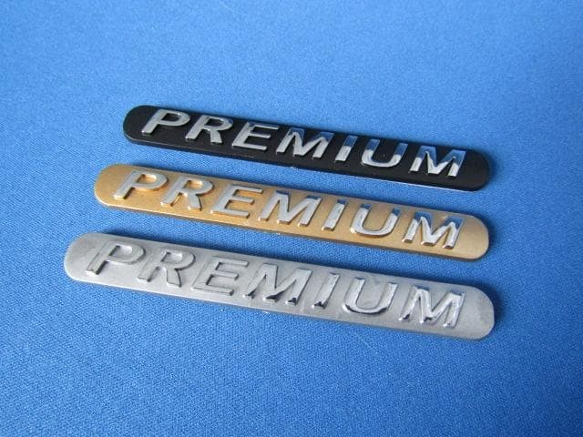 PREMIUM STYLE style ABS CH/BLACK finish emblem!