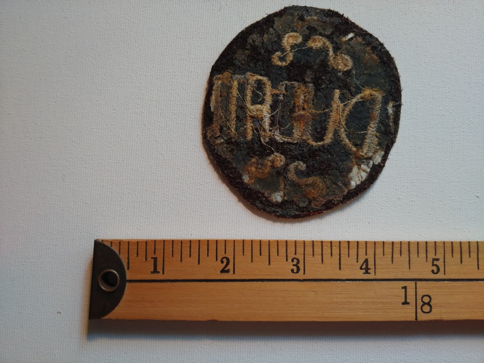 * 1 RARE 60S LEATHER DUCATI MC MOTORCYCLE RACING PATCH CREST *