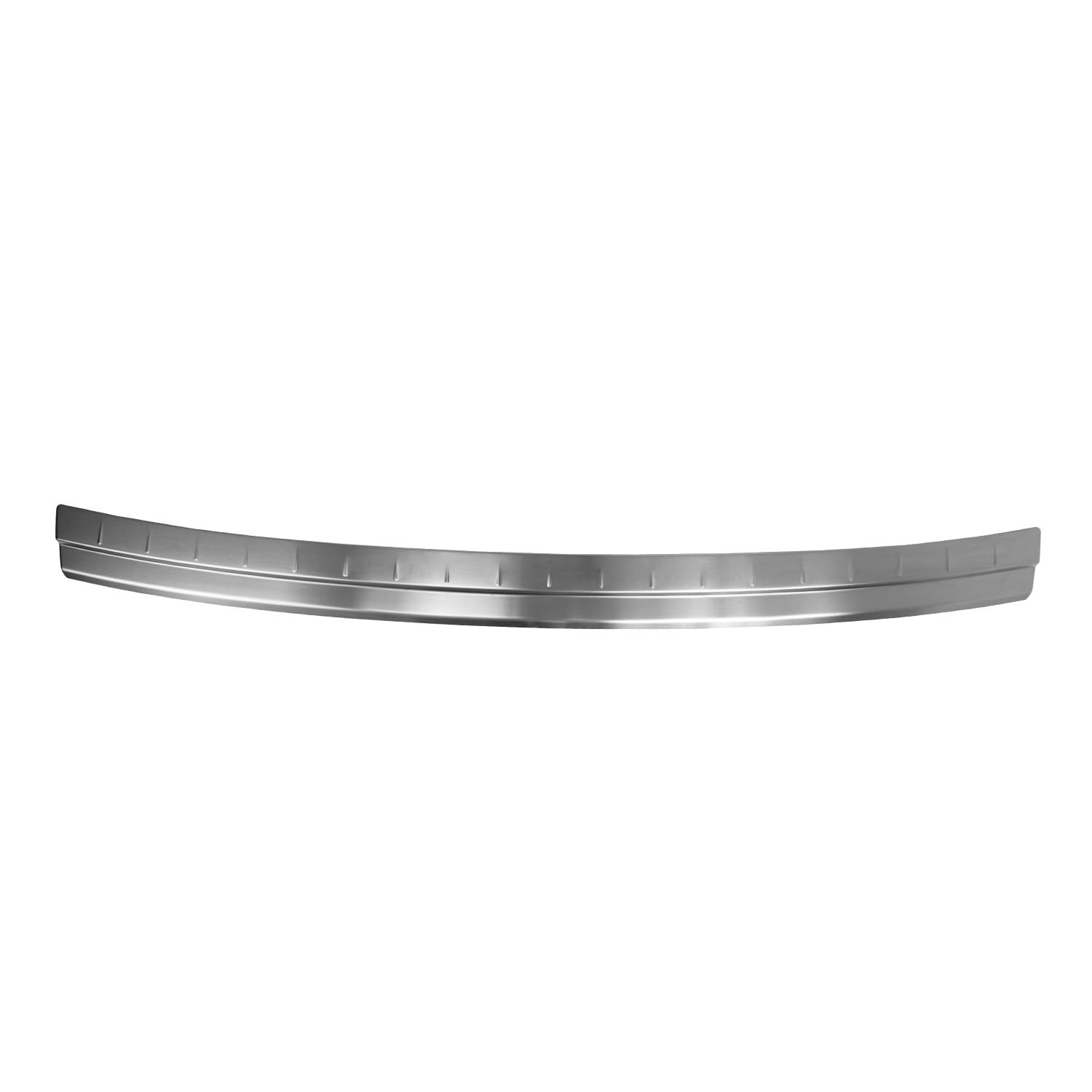 OMAC Audi SQ7 Q7 2017-2023 Brushed Chrome Rear Bumper Sill Protector Steel