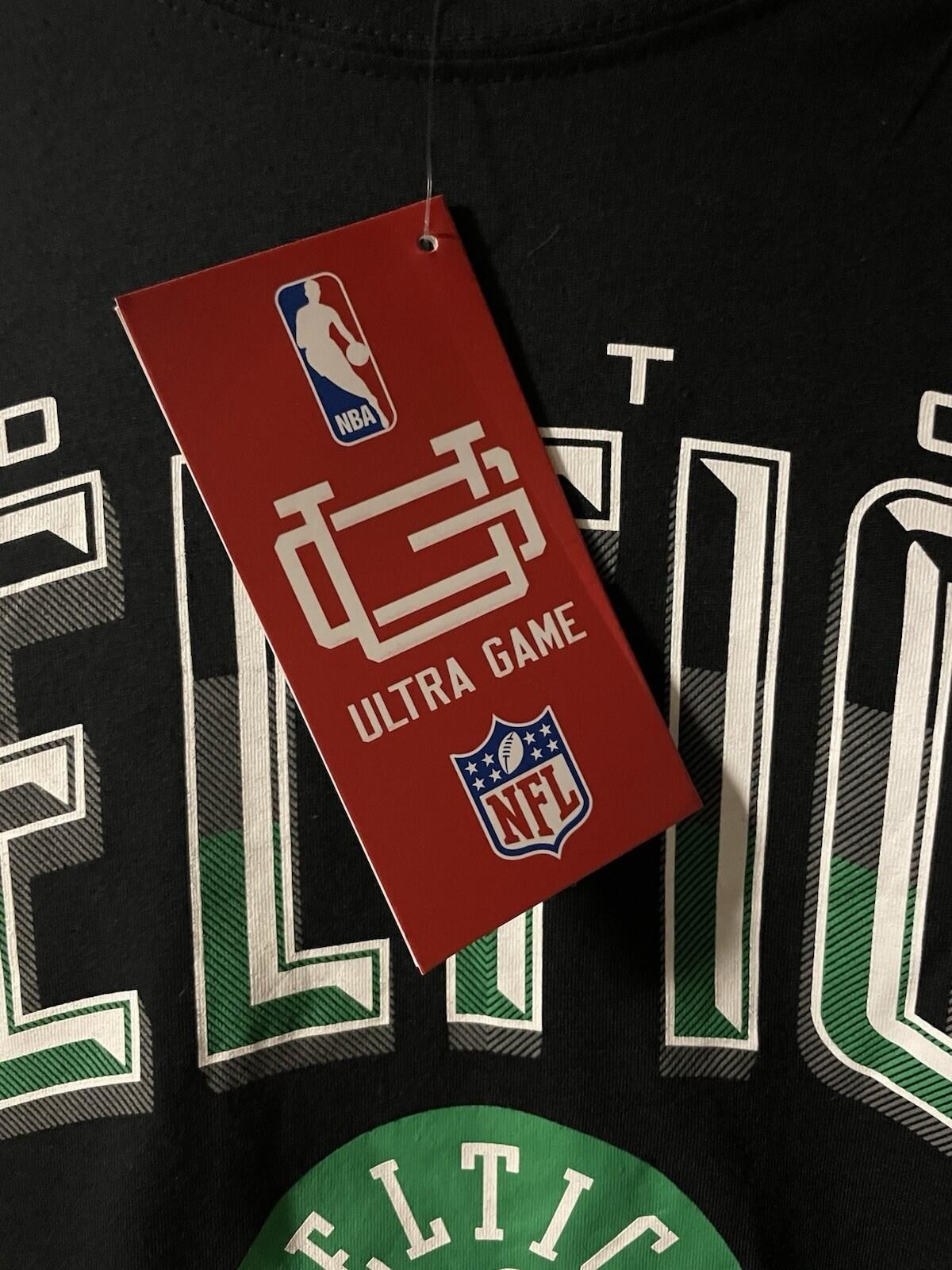 Ultra Game NBA Boston Celtics T-shirt Black (New With Tags) Size S