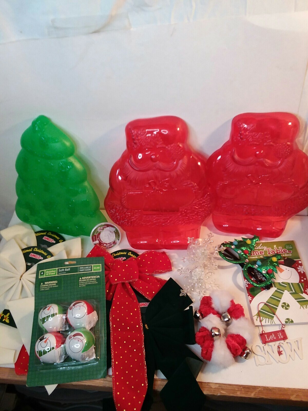Happy Holiday Assorted Christmas Items Décor Gifts & Decorations Junk Drawer