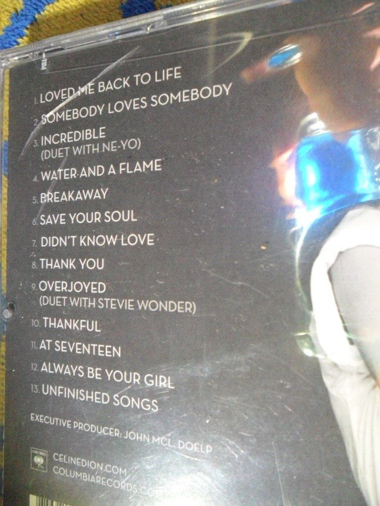 CELINE DION – LOVED ME BACK TO LIFE – 2013 CD SEALED NEW MINT