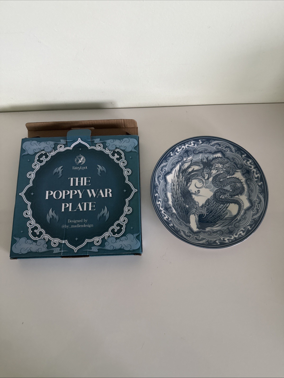 Fairyloot The Poppy War Plate