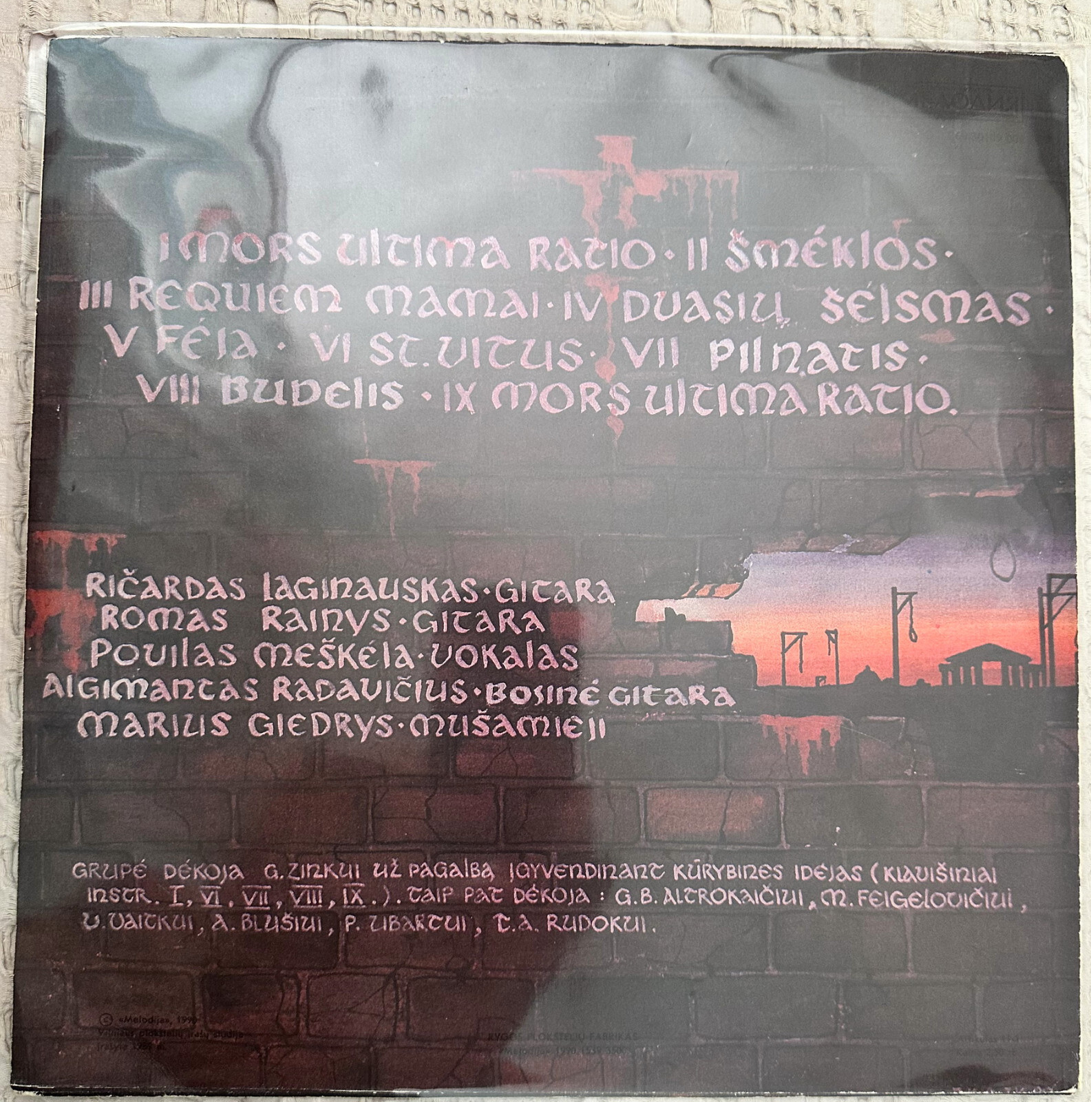 KATEDRA CATHEDRAL Lithuanian Heavy Speed Thrash Metal – 2 Albums LPs 1990 & 1993