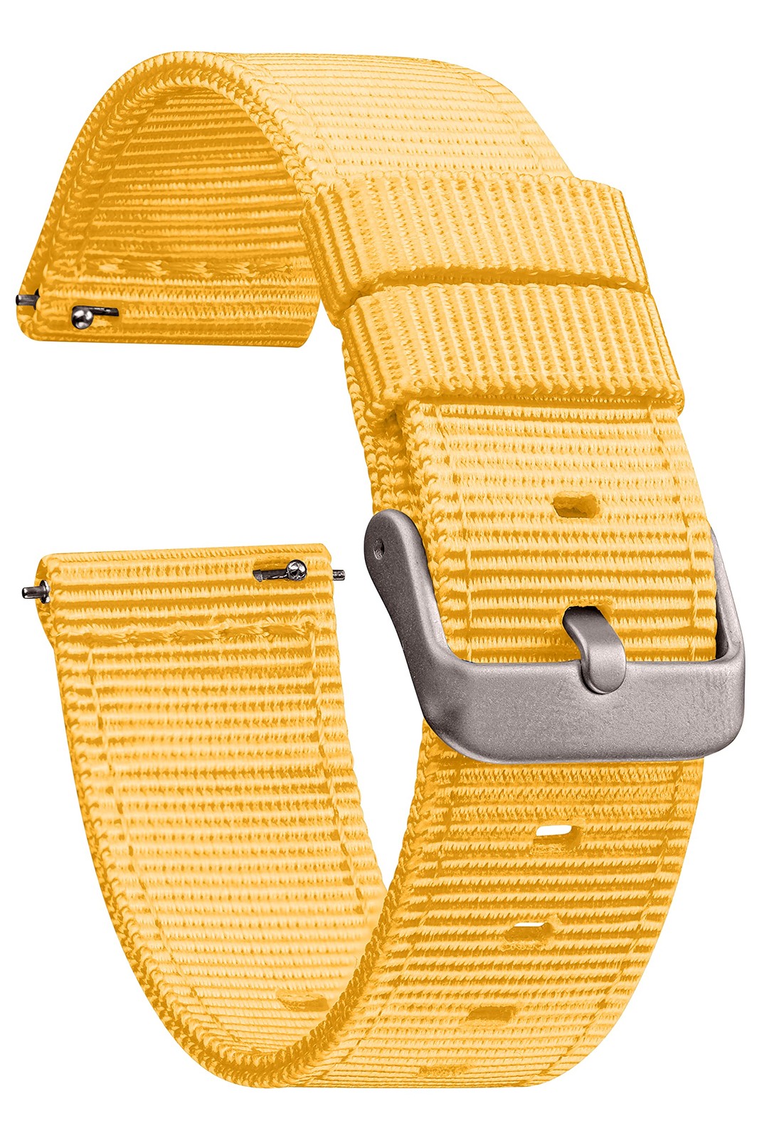 GadgetWraps 14mm Nylon Watch Band Quick Release Pastel Yellow Compatible