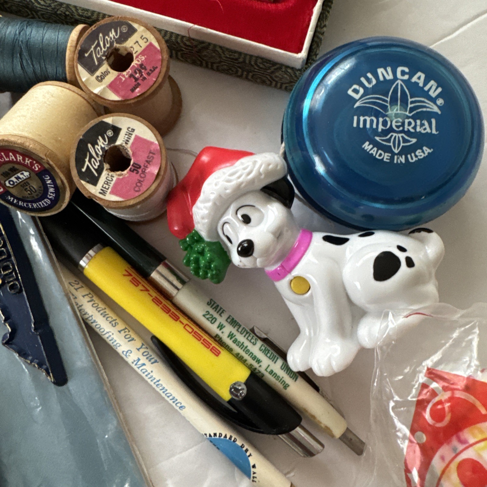HUGE JUNK DRAWER Trinket Lot Vintage Knick Knacks Jewelry Pins Figures Etc.