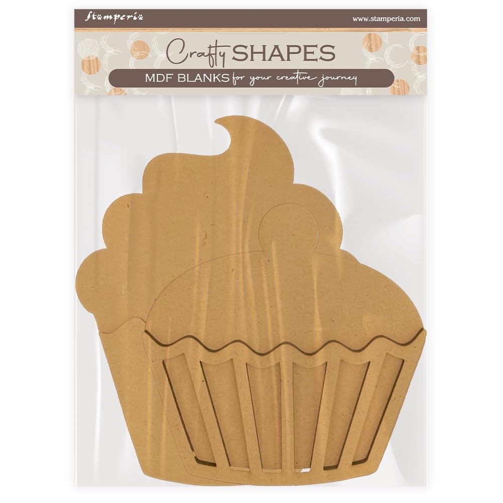 Stamperia KLSM71, Brown, Crafty Shape (Sweet)