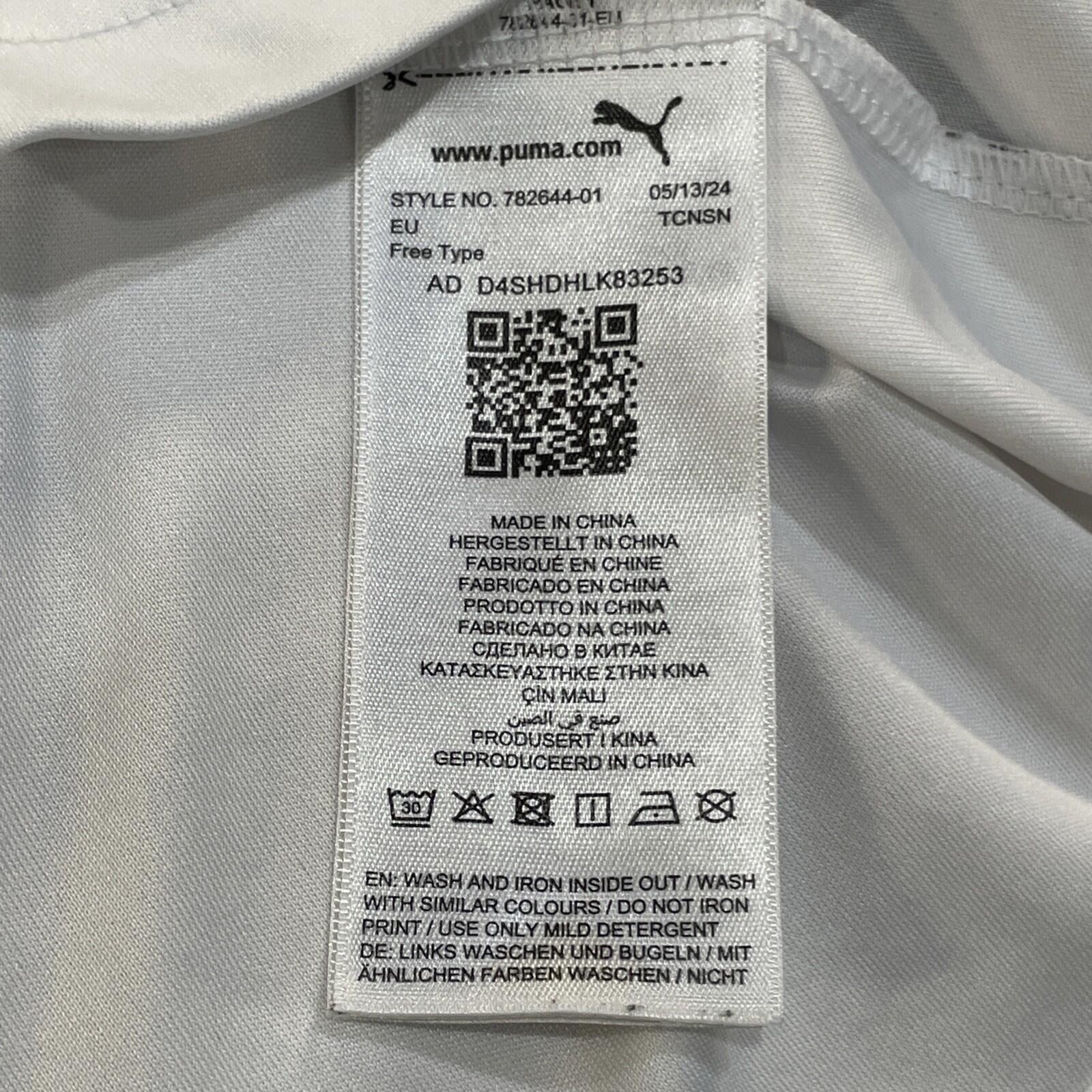PUMA Germany 2024 Football Shirt Men’s Size MEDIUM CHECK24 White Soccer Jersey