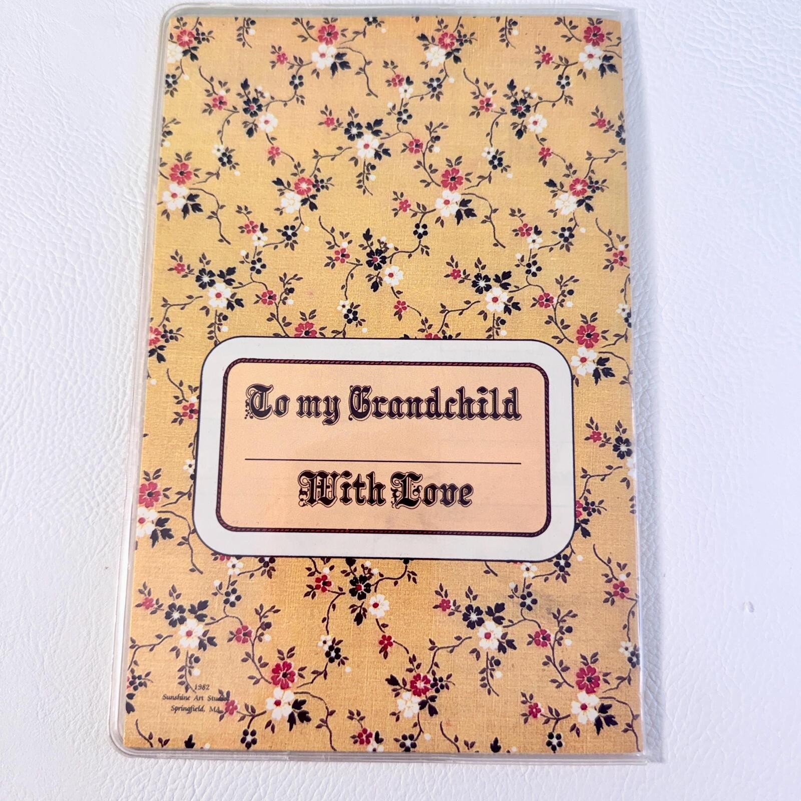Vintage 1982 Grandma Memory Journal Unused Sunshine Art Studios – Legacy Journal