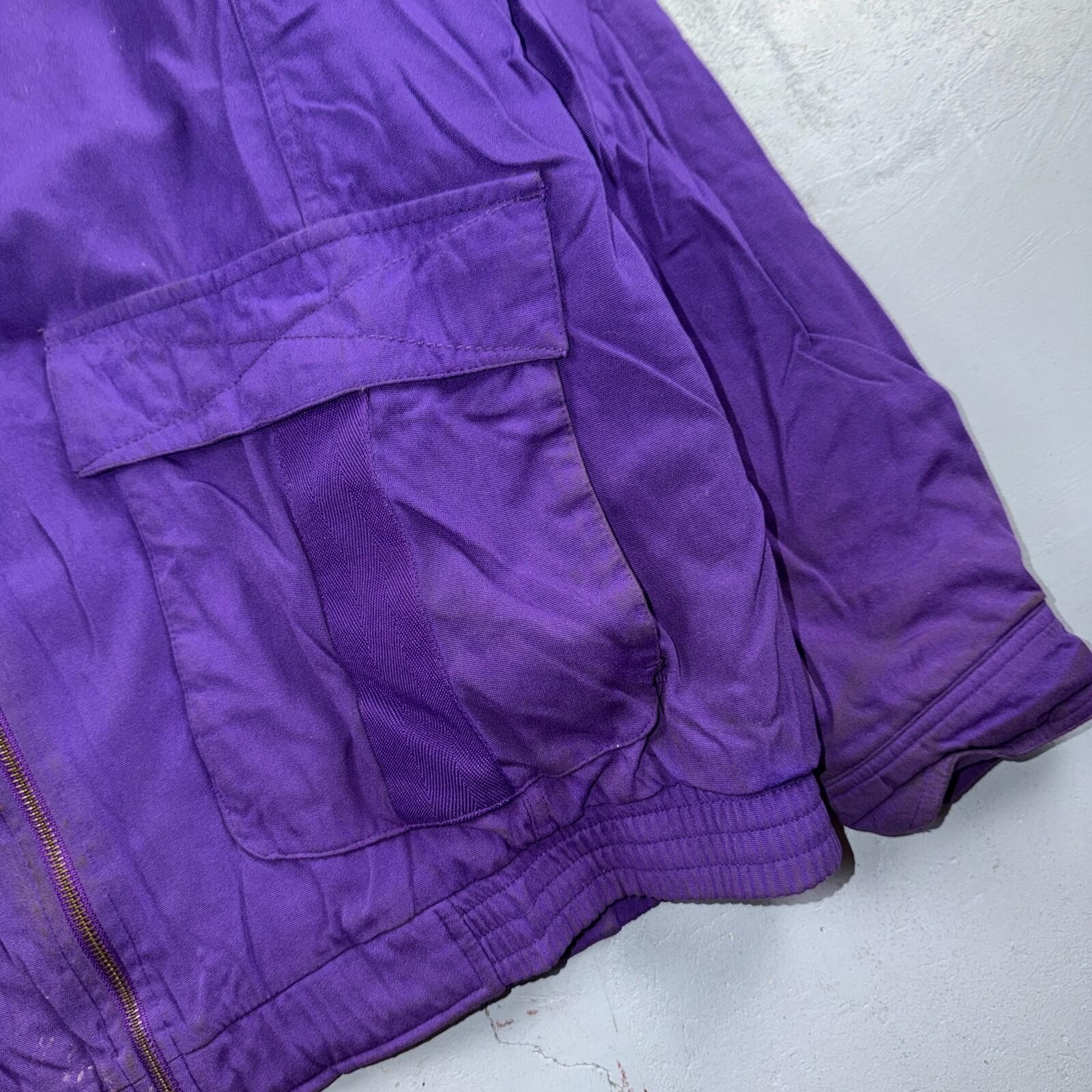 Nike VTG 90s University of Washington Huskies Team Jacket Puffer Large DIRTY
