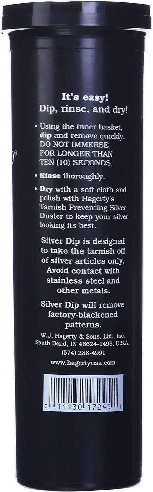 , Black 17245 Flatware Silver Dip, Fl.Oz, 16.9 Fl Oz (Pack of 1), 16