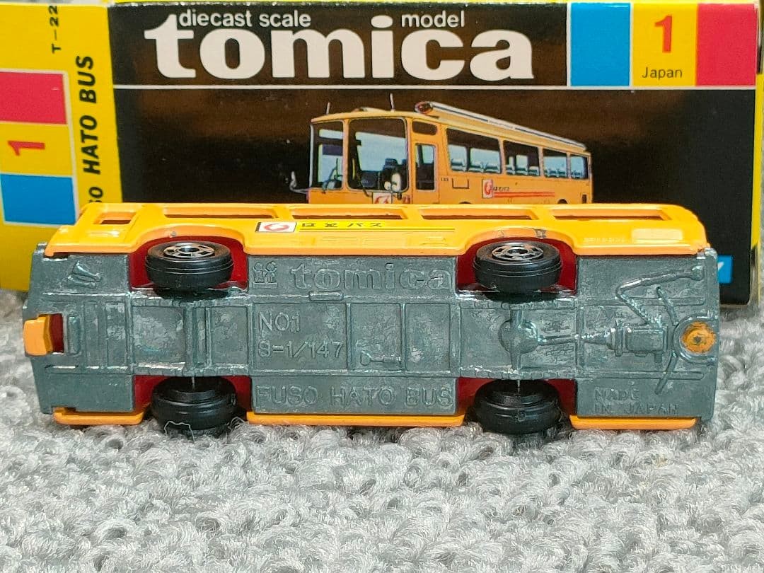 Black Box Tomica 1 Fuso Hato Bus Good Condition Made in Japan Dead Stock