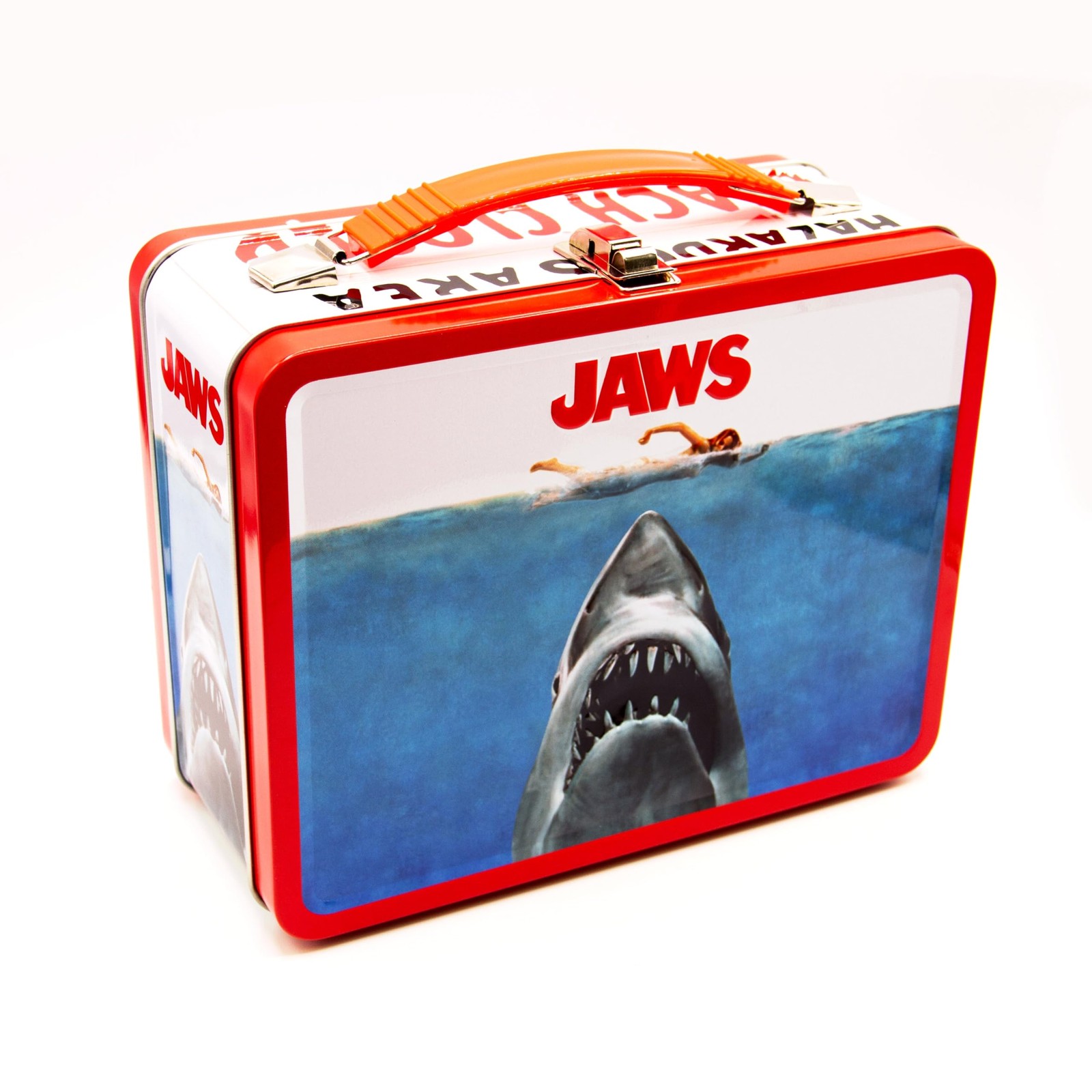 AQUARIUS Jaws Gen 2 Tin Storage Box with Handle, Licensed Collectible Gift