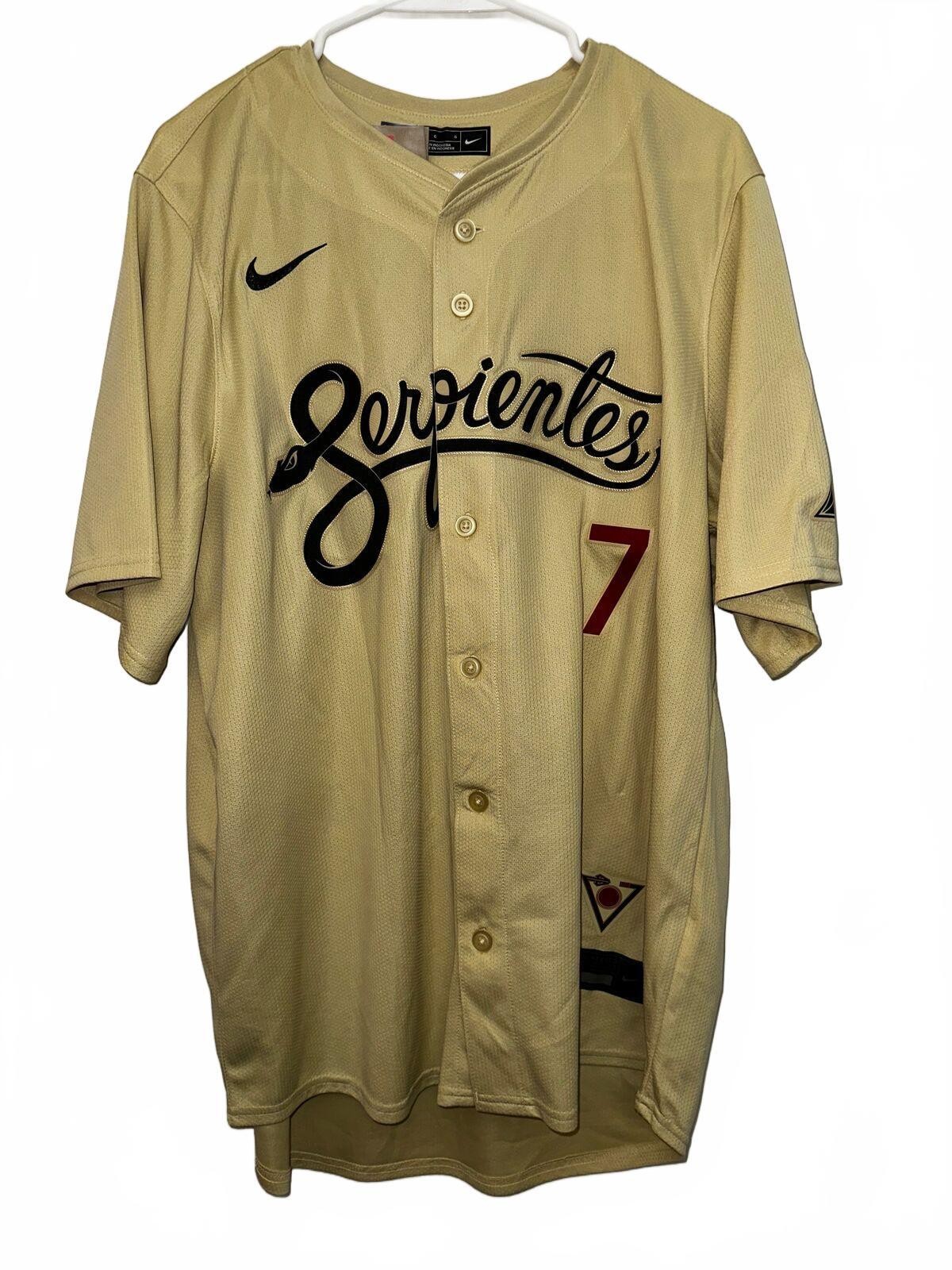 Corbin Carroll Arizona Diamondbacks Autographed City Connect Replica Jersey