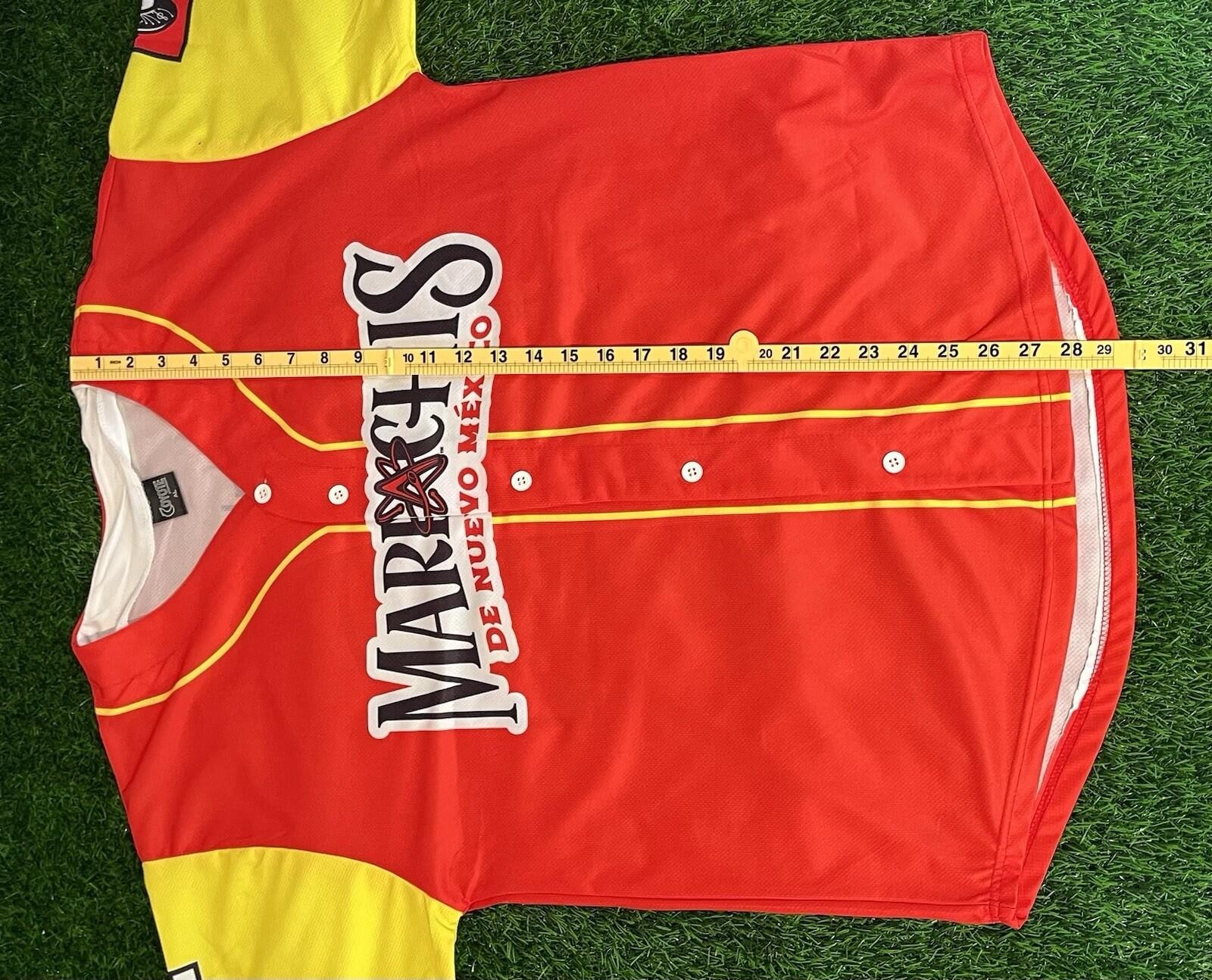 Albuquerque Isotopes 20th Anniversary Marachis de Nuevo Mexico Jersey Adult L