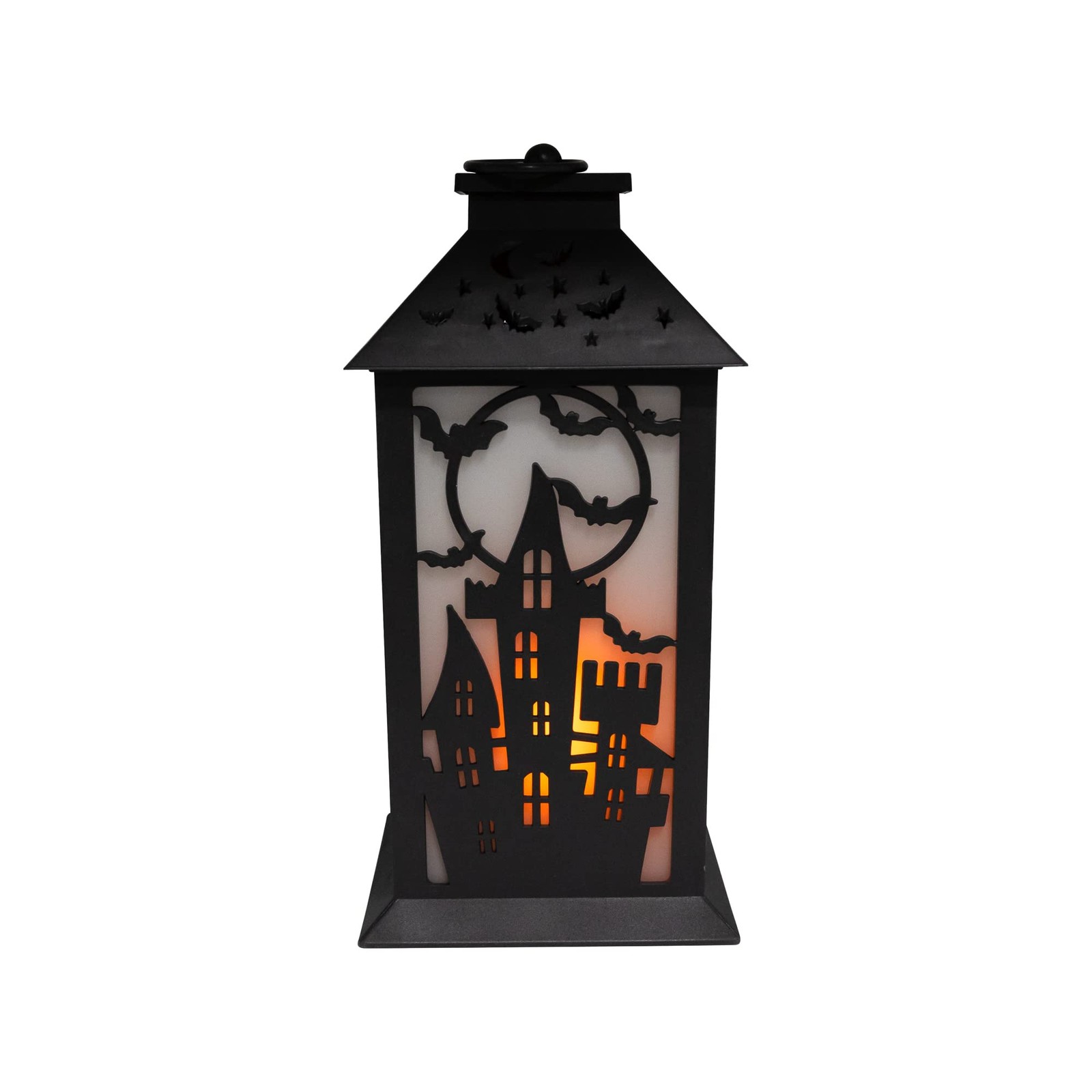 LumaBase Battery Operated Flame Effect Halloween Lantern