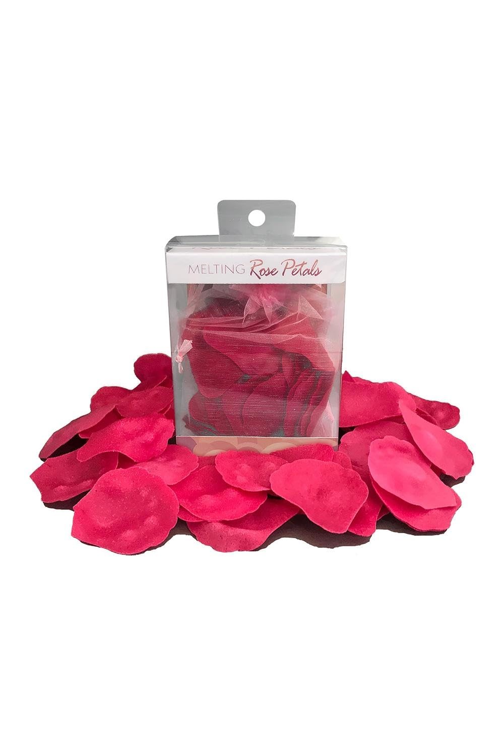 Melting Rose Scented Petals – For Bath or Romance, or Both – 1.4 oz Bag