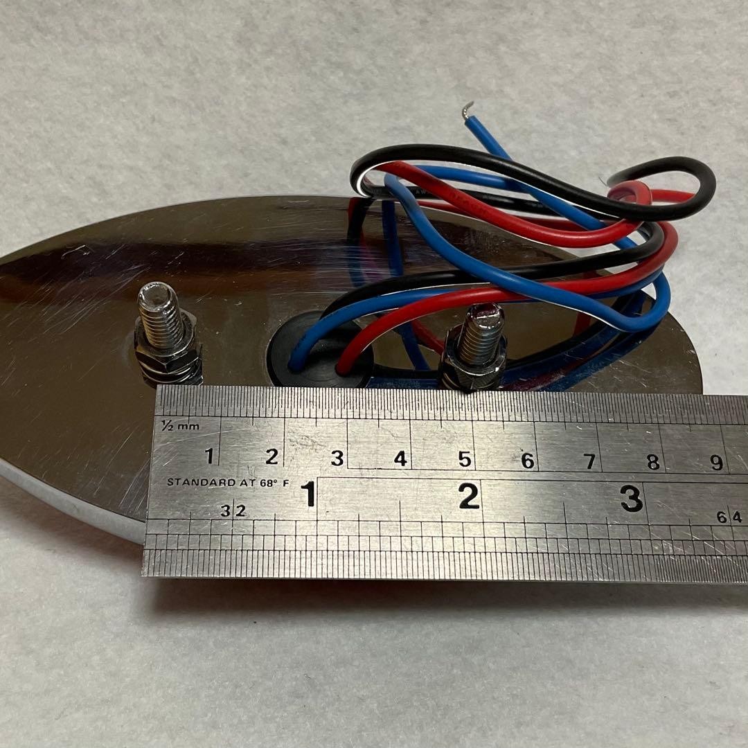 LED cat’s eye tail lamp with license plate light general purpose custom 12V