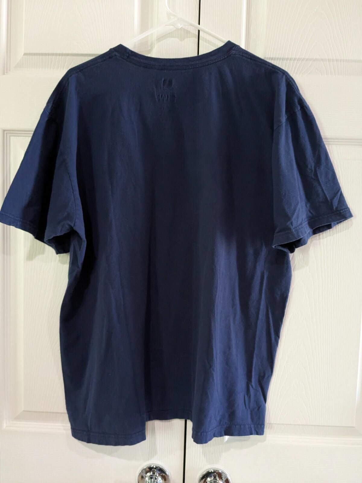 MLB Men’s Boston Red Sox T-Shirt, Cotton, Size XL, Blue, Ring Spun Soft