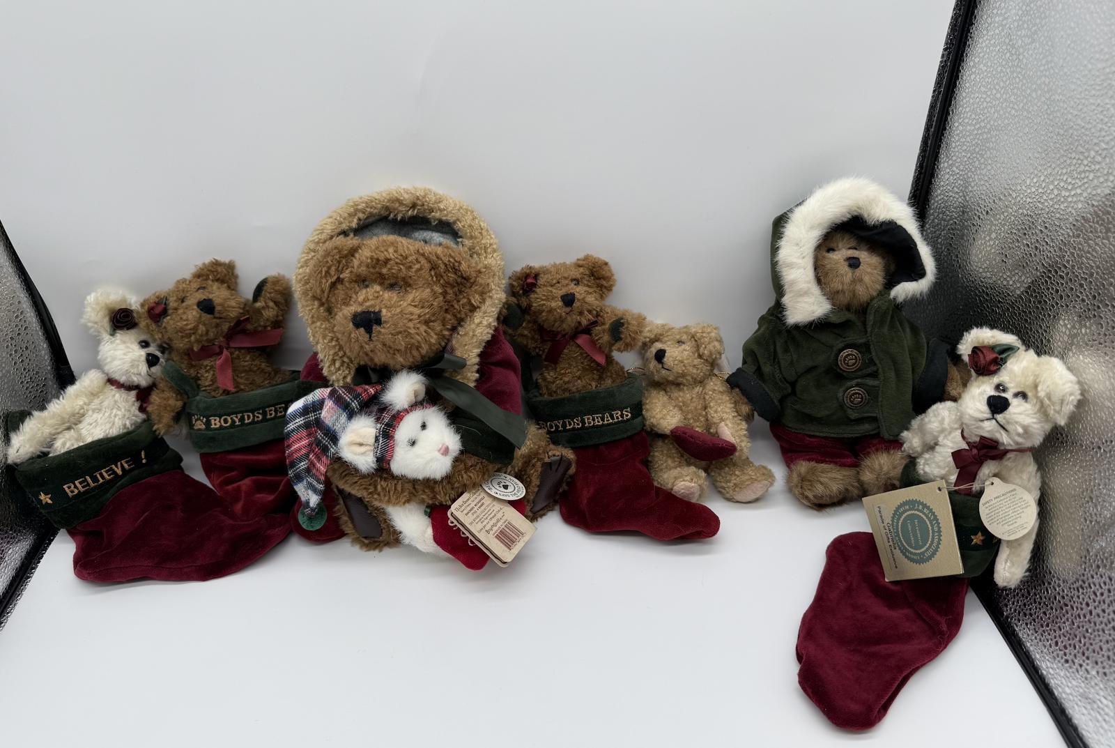 Huge Boyds Bears Collection! Stockings, Tags, Rare! 🎁